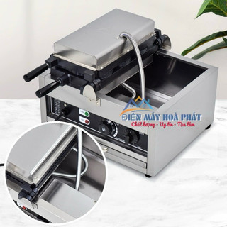 Máy làm bánh waffle dùng điện hình quả trứng 12 quả