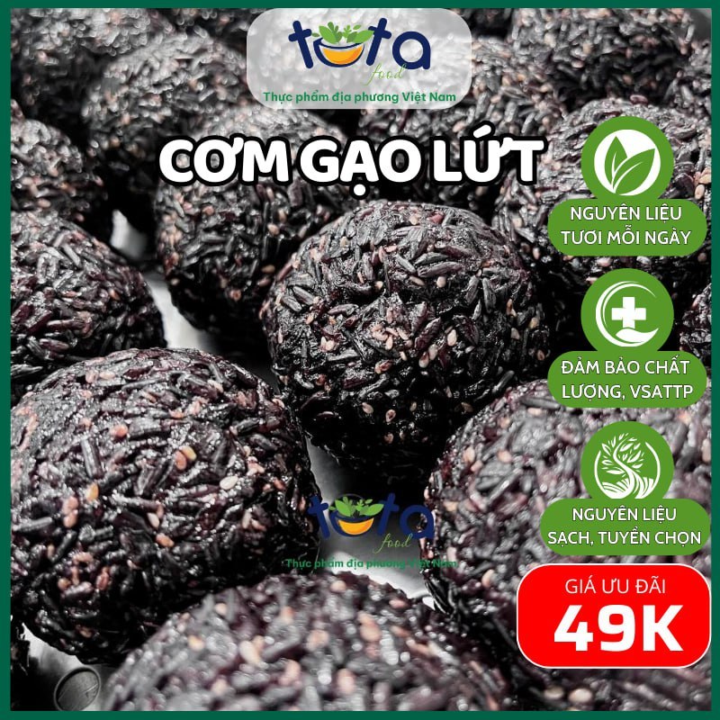 CƠM GẠO LỨT/CƠM GẠO LỨT PHÔ MAI ăn giản cân eatclean, healthy, bánh ăn kiêng bánh tươi, ship 2h HCM