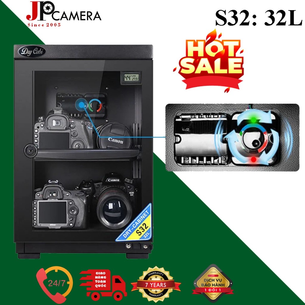 Tủ chống ẩm DryCabi S-32 (32Lít)
