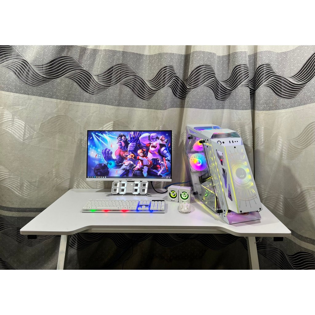 PC Gaming E5 2676 V3 RAM 32GB SSD 256GB VGA RX 550 4GB + Màn hình 22/24/27in