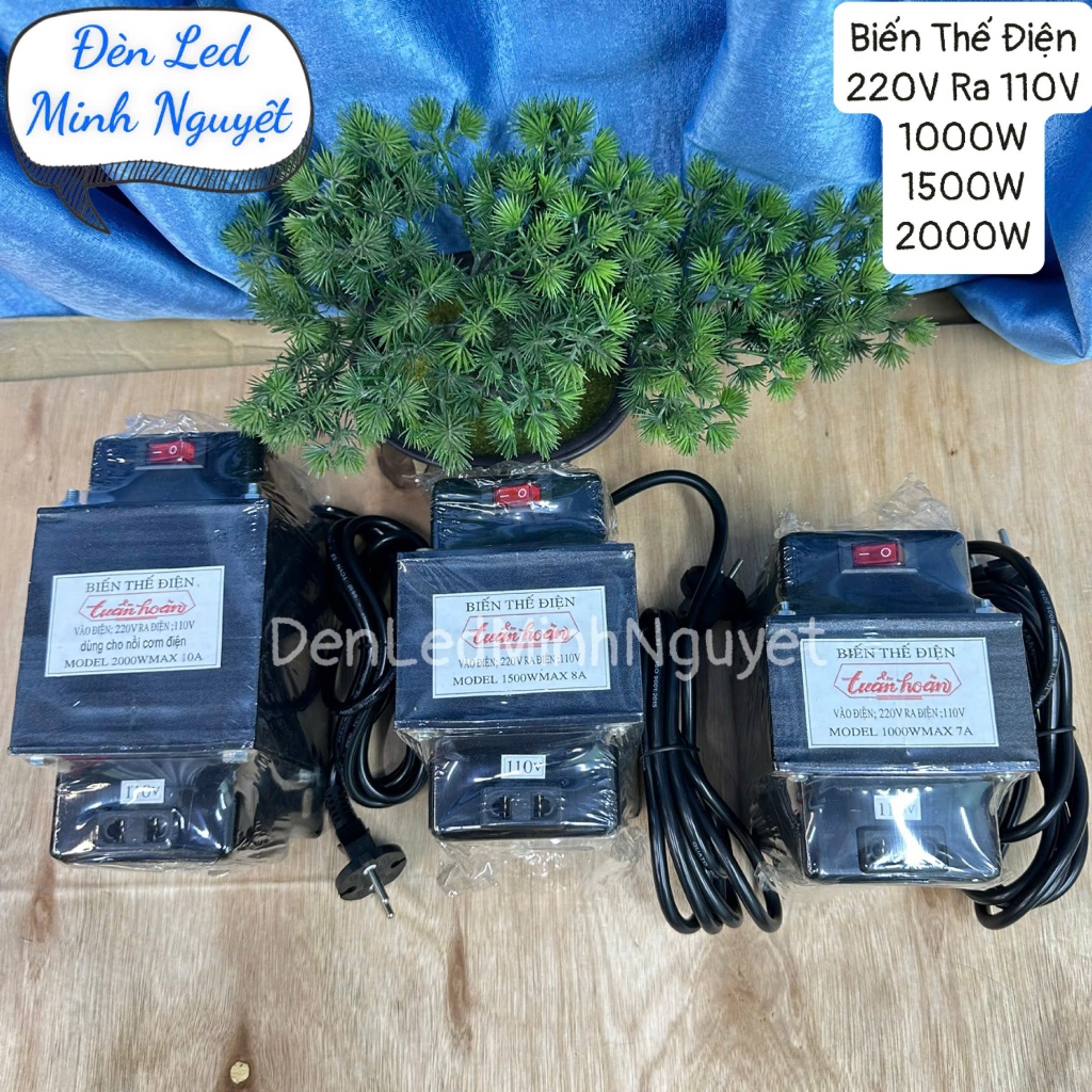 BIẾN THẾ , BIẾN ÁP ĐỔI ĐIỆN 220V RA 110V -1000W-1500W-2000W