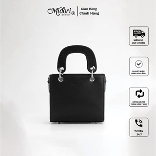  Túi Xách Da SELINA Đeo Chéo Nam Nữ Monogram Đựng Điện Thoại Đi Chơi Tiệc | MIDORI M Midori 