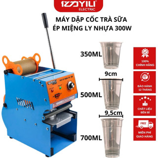 Máy dập cốc ép ly trà sữa 300 - 700ml D8. Máy ép miệng dập nắp ly nhựa thủ công B9. Bảo Hành 12 Tháng