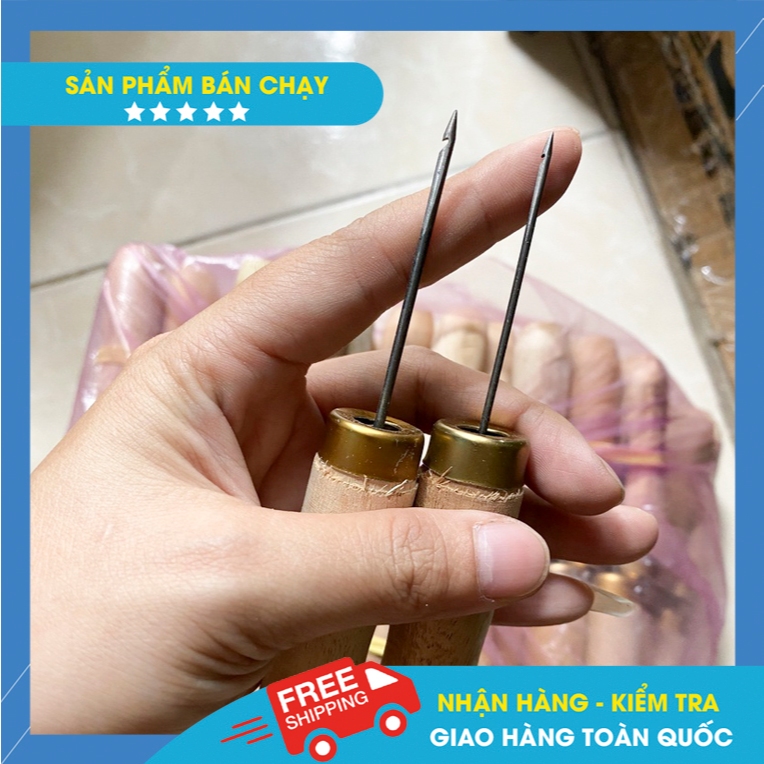 Combo 2 kim móc khâu giày (Tặng kèm chỉ khâu)