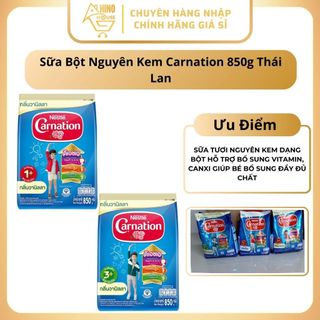 Sữa Bột Nguyên Kem Carnation 850g Hương Vani Thái Lan Thơm Ngon - Hinohouse