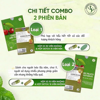 Trà Thảo Mộc Giảm Cân Slimming Care X3 Hộp 30v Và Hộp 15v