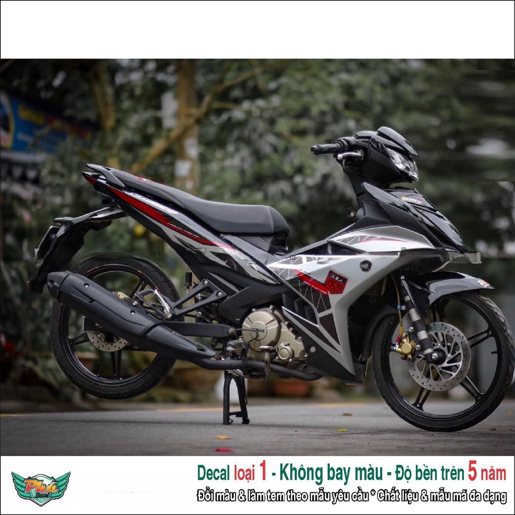Tem rời Exciter 150 bạc đen 2022 (1)