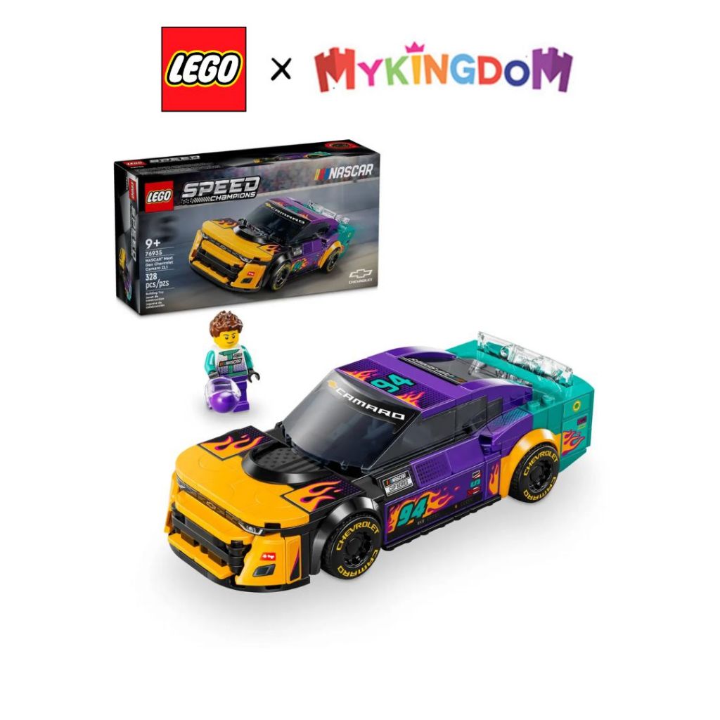 Đồ Chơi Lắp Ráp Siêu Xe NASCAR® Next Gen Chevrolet Camaro ZL1 Lego Speed Champions 76935 (328 Chi Ti