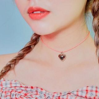 Choker đen đính châu cá tính - D371C + D306 + D315