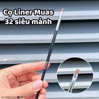 [Cọ liner Muas 32 New] Cọ vẽ eyeliner đầu nhỏ siêu mảnh MUAs Accessories 32 cán đen chuyên kẻ mắt siêu sắc nét