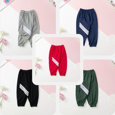 Quần Dài Bé Trai Sọc Ngang Bo Gấu - Nhiều Size