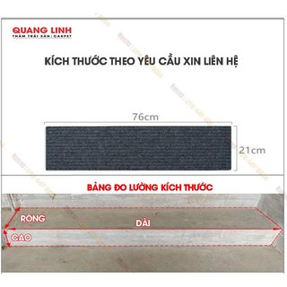Thảm đặt bậc cầu thang cao cấp, Thảm đặt bậc cửa ra vào (Gia công theo yêu cầu)