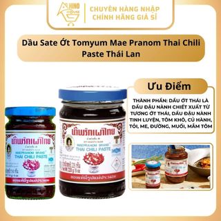 Dầu Sate Ớt Tomyum MaePranom Thai Chili Paste Thái Lan Gia Vị Thơm Ngon Trong Các Món Ăn - Hinohouse