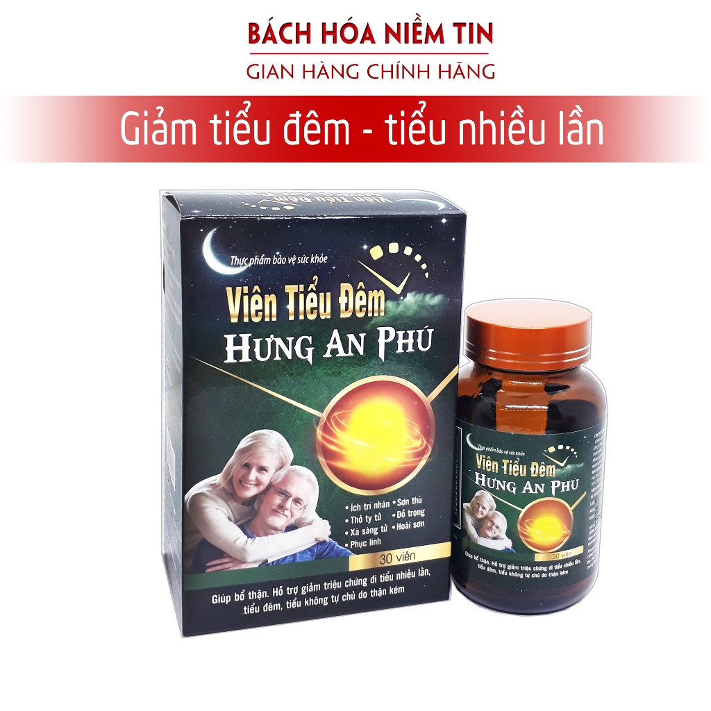 Viên uống giảm tiểu đêm - VIÊN TIỂU ĐÊM - HAP- thành phần thảo dược - giúp giảm tiểu rắt, tiểu nhiểu lần