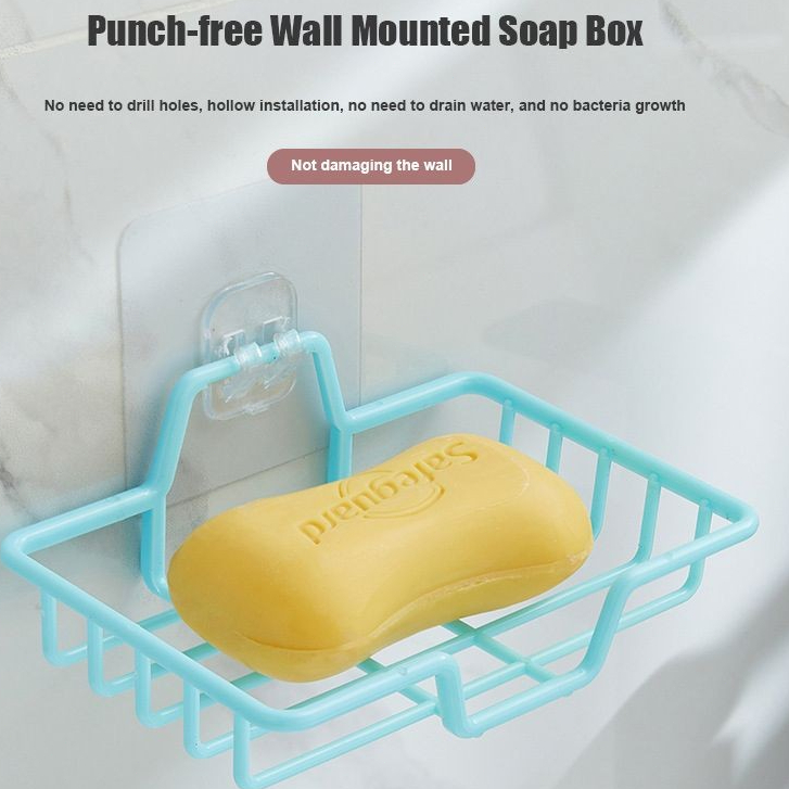 ✨️✨️Giá Kệ Inox Để Xà Bông Dán Tường Phòng Tắm Lắp Dễ Dàng, Không Khoan Đục