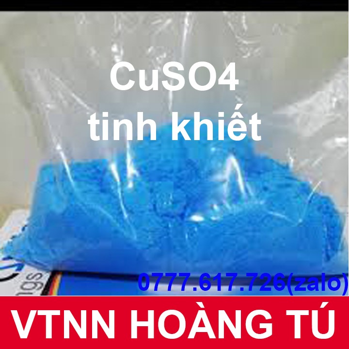 CuSO4.5H2O túi 500g đồng sunphat copper sulfate làm tinh thể