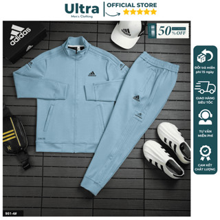Đồ thể thao nam Adidas thu đông cao cấp, bộ nỉ thể thao nam mùa đông chất nỉ dày dặn hàng hiệu 2024 Ultra UD4-951