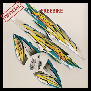   TEM XỊN  BỘ TEM DÁN FULL XE WAVE RS ĐỜI 2006 MÀU XANH NGỌC 