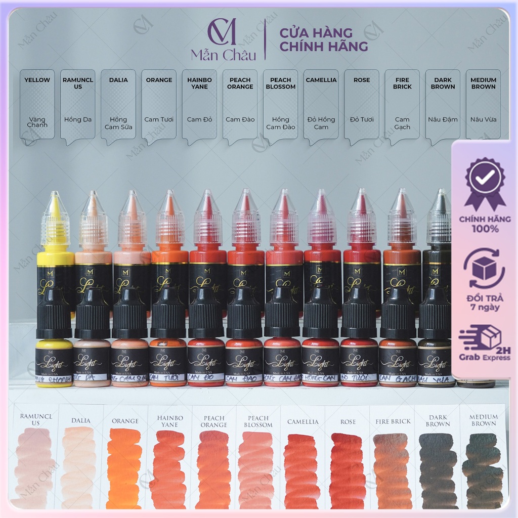 [CHÍNH HÃNG] Mực Light mini 3,3ml/ Fullsize 10ml