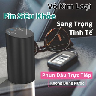 Máy Xông Tinh Dầu ÔTô, Có Pin Tích Điện Lớn - Máy Khuếch Tán Tinh Dầu Trực Tiếp Không Dùng Nước