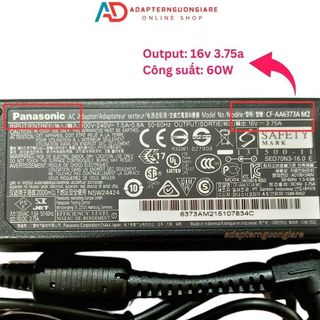 Bộ sạc laptop Panasonic CF-C1 CF-C2 16v - hàng chuẩn zin bảo hành 1 năm