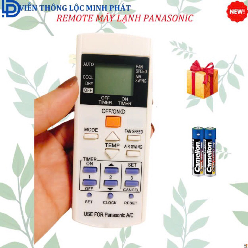 Remote Điều khiển điều hoà máy lạnh panasonic