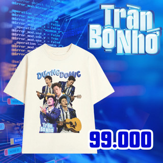 Áo Thun ATSH DƯƠNG DOMIC TRÀN BỘ NHỚ form rộng Vải Poly Mè STREETSFACT TRENDSxCUS