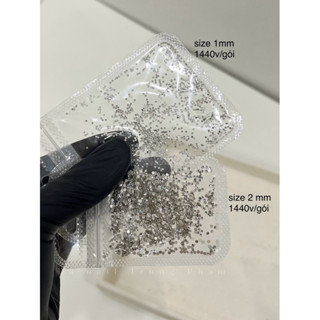 [1440 Viên] Set đá đính móng tay, trang trí nail giả úc siêu sáng size 1mm_Trung Pham Nail