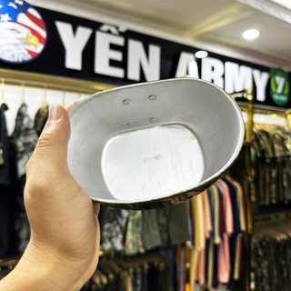 Bình Tông Đựng Nước Đựng Rượu - Hàng QĐ Lưu Kho Chưa Quan Sử Dụng - Vỏ Nhôm Dày Có Camen