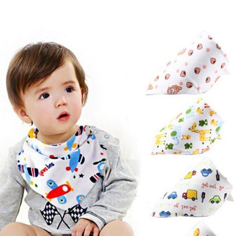 Khăn yếm tam giác,Khăn Xô 2 lớp (có cúc bấm)