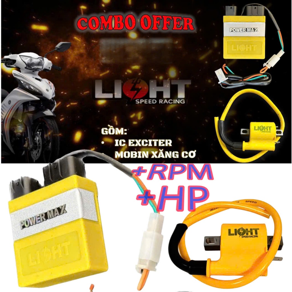ic mở tua exciter135 / lc135 LIGHT SPEED RACING store_motorcycle_tpro