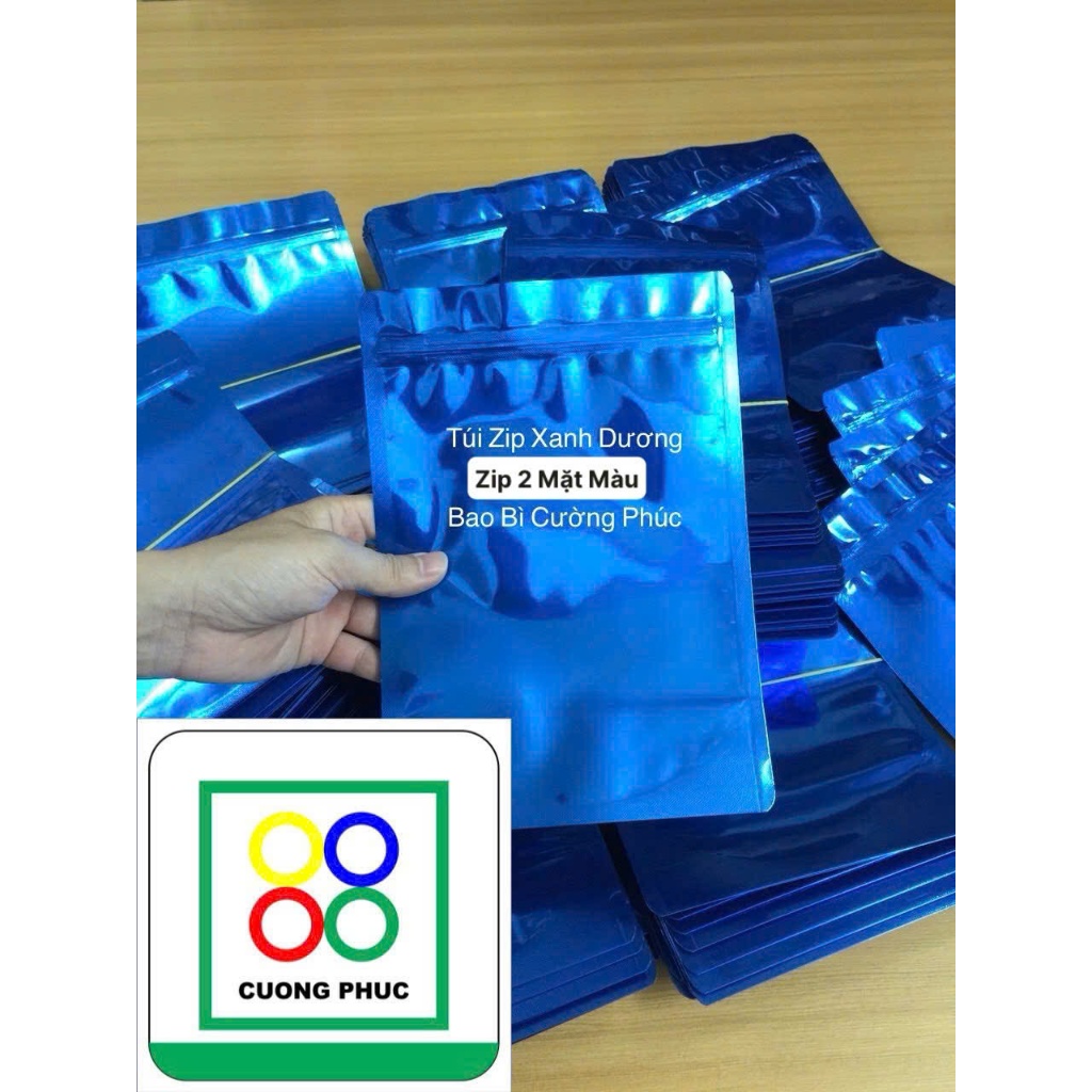 [COMBO 3KG] "TÚI ZIP" "TÚI ZIP 2 MẶT XANH DƯƠNG" "TÚI ZIPPER MÀU" ĐẸP LOẠI 1