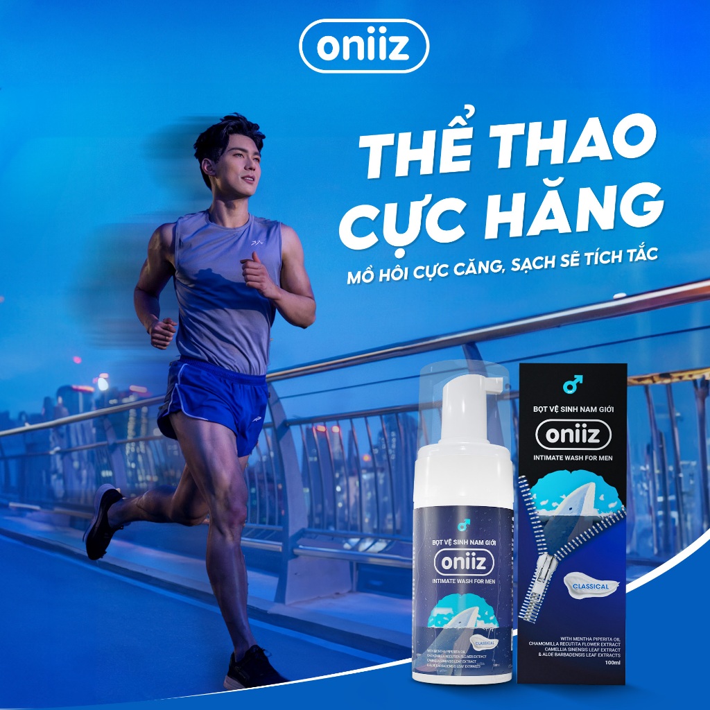 Bọt vệ sinh nam giới Oniiz - Dung dịch vệ sinh nam giới tạo bọt hương cổ điển Classcial 100ml