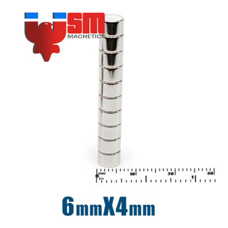 [NCSG] Nam châm đất hiếm 6x4mm - Lực từ N35