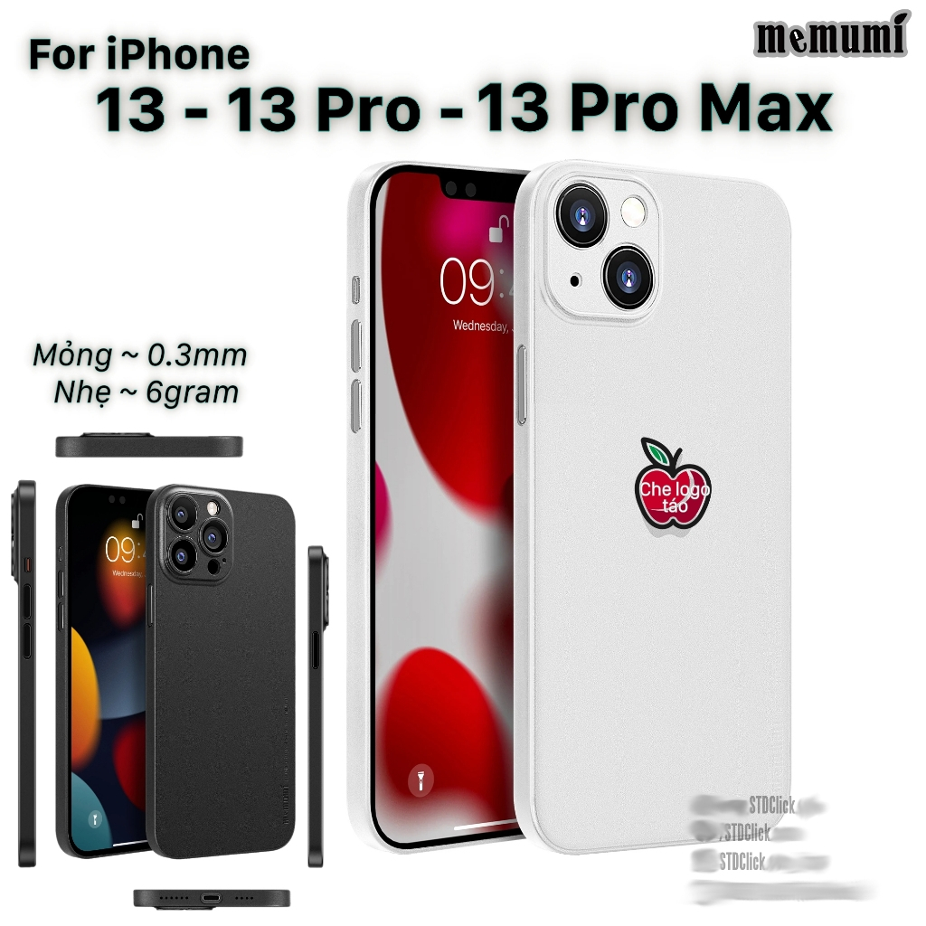 ỐP LƯNG IPHONE 13 MEMUMI MỎNG LỤA CHÍNH HÃNG