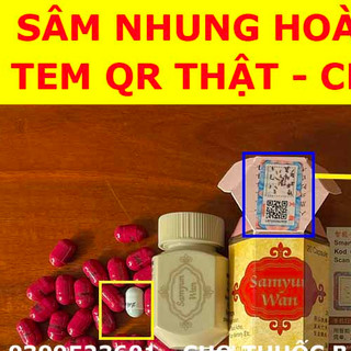 Sâm Nhung Hoàn Đỏ 20 viên - Samyun Wan (Date mới, hỗ trợ tăng cân)
