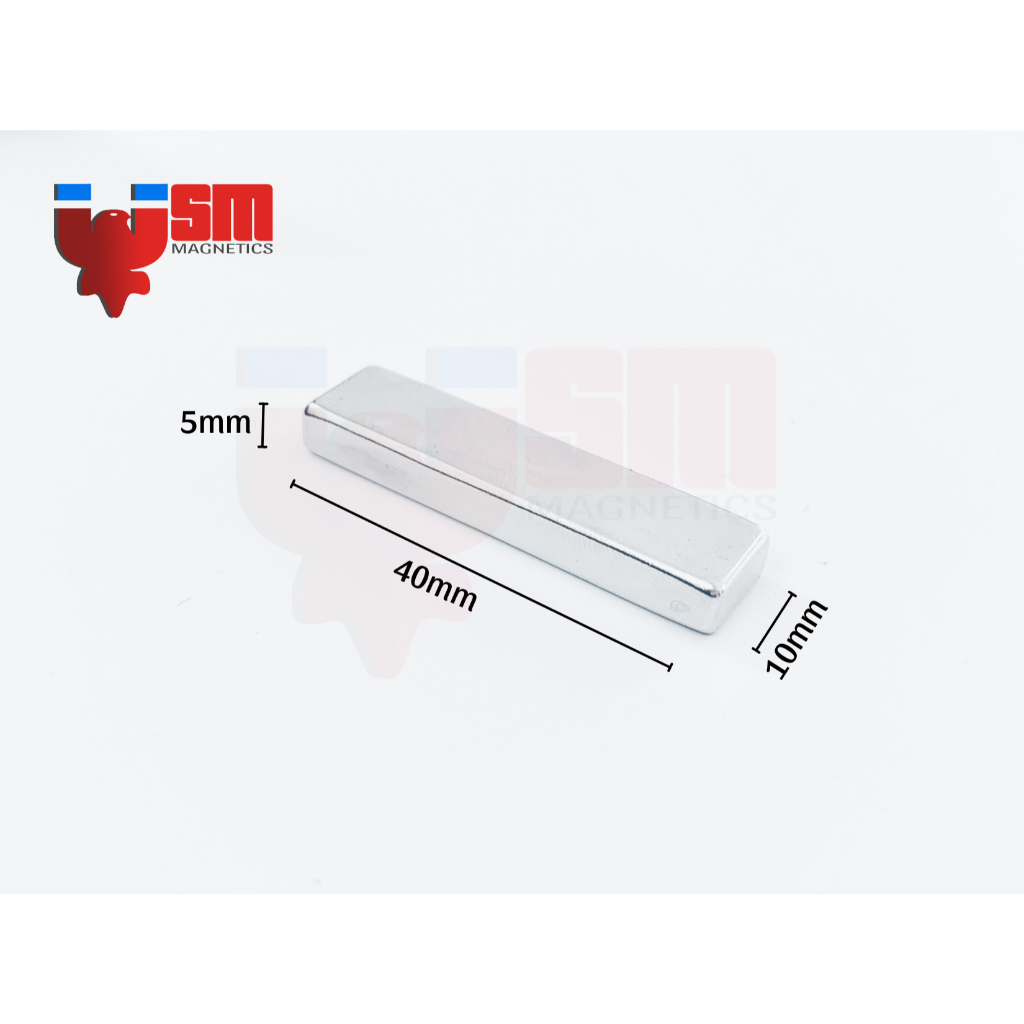 [NCSG] Nam châm đất hiếm 40x10x5mm