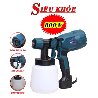  Máy Phun Sơn 800W Boshun Chuyên Dùng Cho Thợ - Hàng Chính Hãng Không Chổi Than Cực Khỏe 