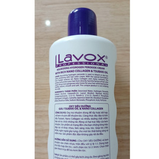 Oxy lavox 1000ml dung dịch trợ nhuộm - phụ liệu tóc