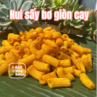  Nui Sấy Bơ Giòn Cay Bim Bim Nui Chiên Bơ Cay Giòn 
