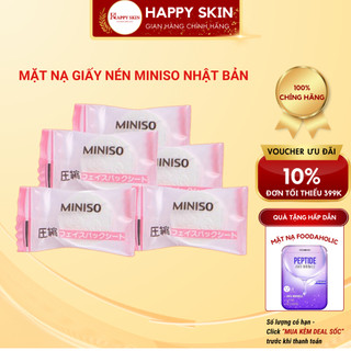  Mặt Nạ Nén Miniso Nhật Bản Tiện Dụng 