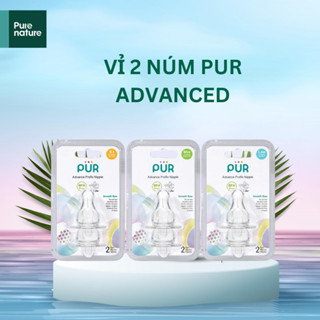 VỈ 2 NÚM TI PROFLO CHO BÌNH CỔ THƯỜNG PUR ADVANCED
