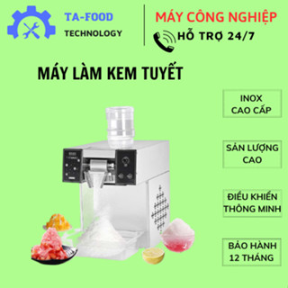 Máy làm kem tuyết, kem lạnh Bingsu cao cấp , Bảo hành 12 tháng