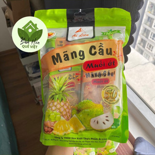 (Date Mớt Nhất) Mãng Cầu Muối Ớt Không Hạt ÁI LIÊN - Trái cây sấy - Ăn vặt Xuất Khẩu - Gói 500g