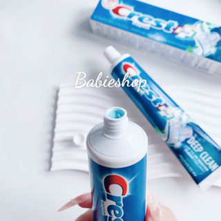 Kem Đánh Răng 3D Crest Plus Deep Clean Up To 2X 153g - 3D White Pro Advanced Whitening 147g Tím