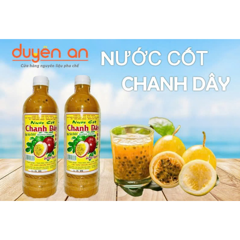 Nước cốt chanh dây Đà Lạt Mác Mác