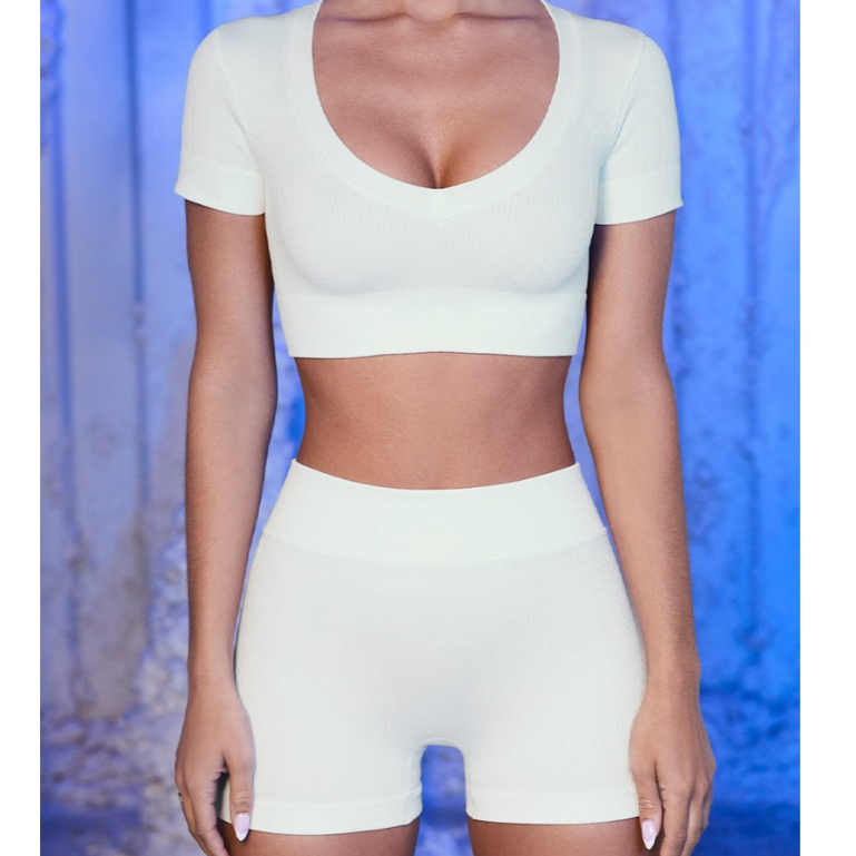 Bộ đồ thể thao nữ tập gym yoga tay đùi thấm mồ hôi, hút ẩm, mềm mại Nhà Beyour Sport