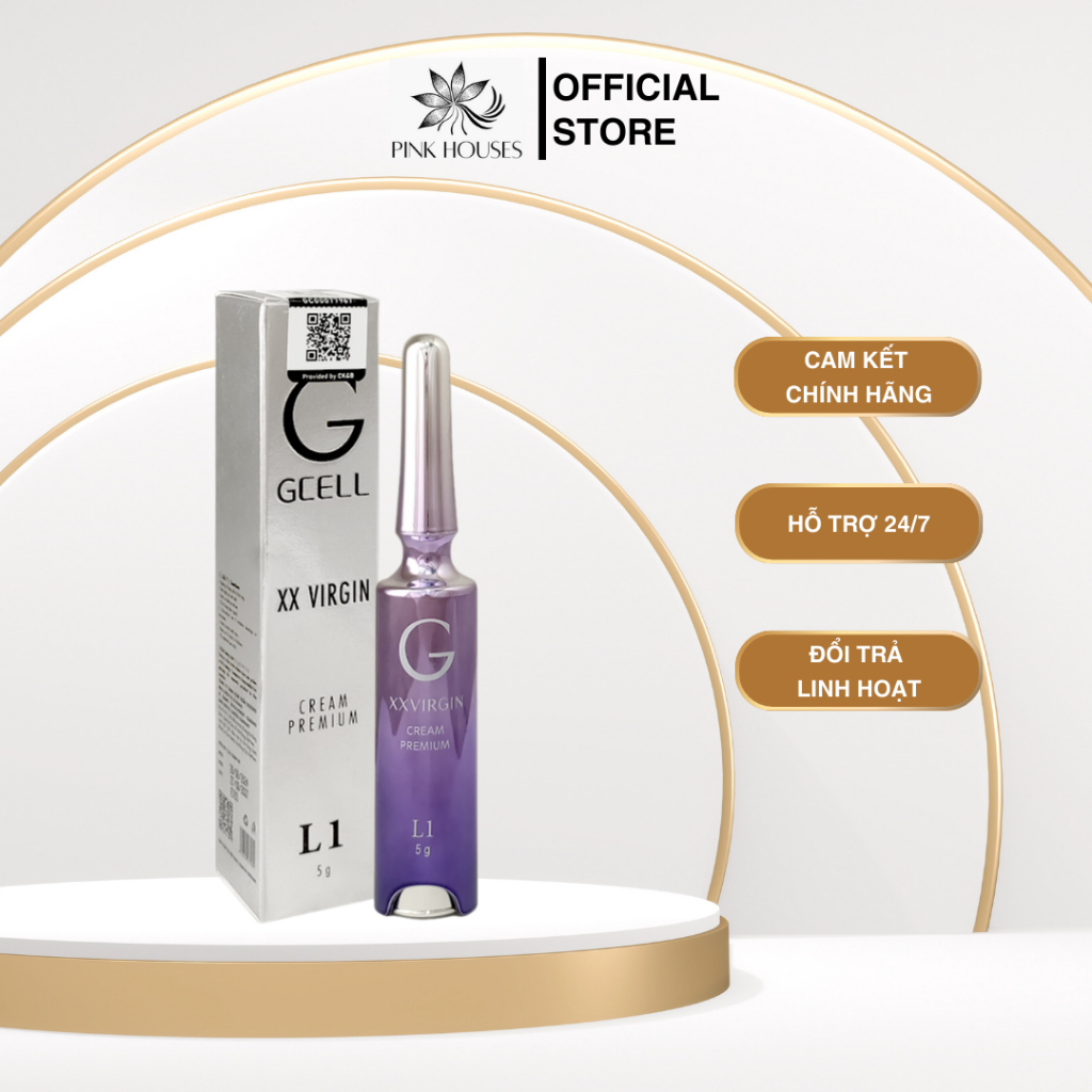 Kem làm hồng môi Gcell XX Virgin Cream Premium L 5ml - Pink House