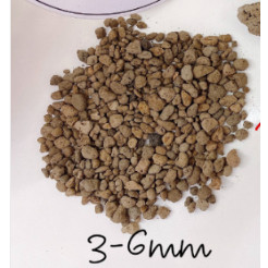 ĐÁ BỌT NÚI LỬA PUMICE 3-6MM ( TÚI 1KG )