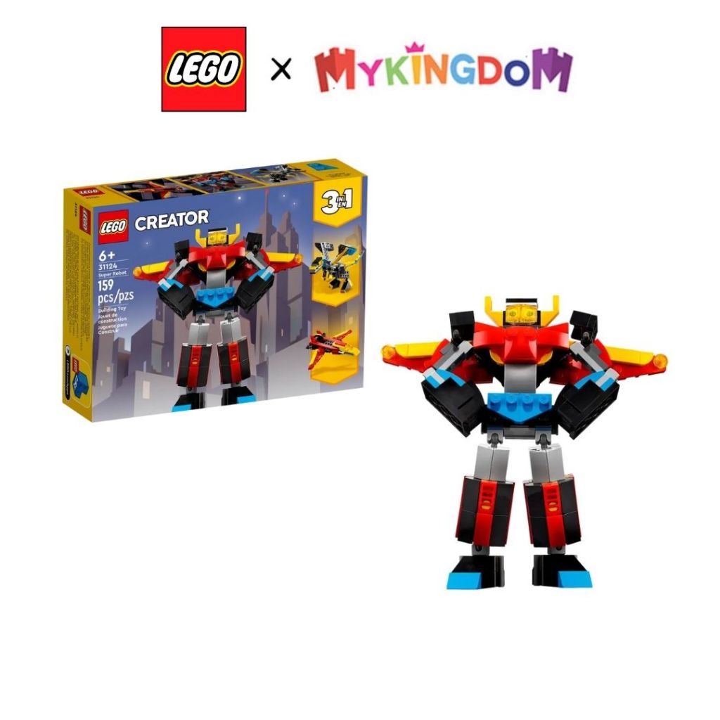 Đồ Chơi LEGO CREATOR Siêu Rô Bốt 31124 (159 chi tiết)